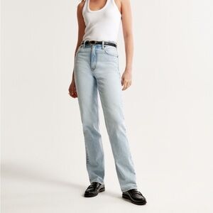 Abercrombie 90s ultra high-rise straight Jean